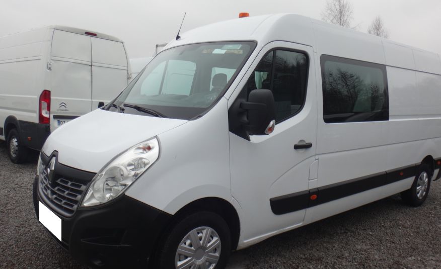 Renault MASTER LIFT L3H2 MAX 2019r brygadówka doka dubel kabina 7-osób 150KM navi pdc zdjęcie 1
