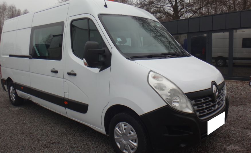Renault MASTER LIFT L3H2 MAX 2019r brygadówka doka dubel kabina 7-osób 150KM navi pdc zdjęcie 4