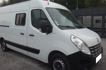 Renault LIFT MASTER brygadówka doka dubel kabina 7-osób klima 2014rok ładny kamera cofania najazd