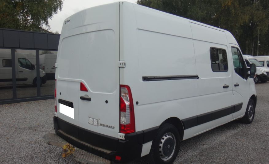 Renault LIFT MASTER brygadówka doka dubel kabina 7-osób klima 2014rok ładny kamera cofania najazd zdjęcie 4