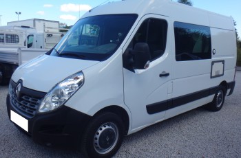 Renault MASTER LIFT brygadówka doka dubel kabina 7-os 94tys km 2017rok klima