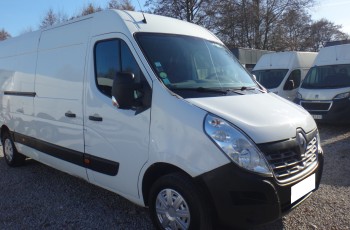 Renault MASTER L3H2 MAX 2016 klima pdc navi ładna zabudowa + rozkładany najazd 400kg rampa