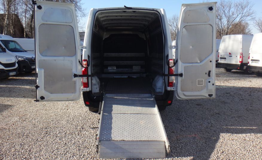 Renault MASTER L3H2 MAX 2016 klima pdc navi ładna zabudowa + rozkładany najazd 400kg rampa zdjęcie 7