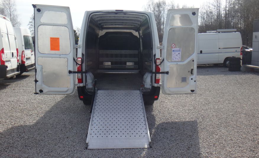 Renault LIFT MASTER IV L3H2 MAX 2020 klima navi pdc tempomat full opcja ładna zabudowa + rozkładany najazd rampa zdjęcie 9