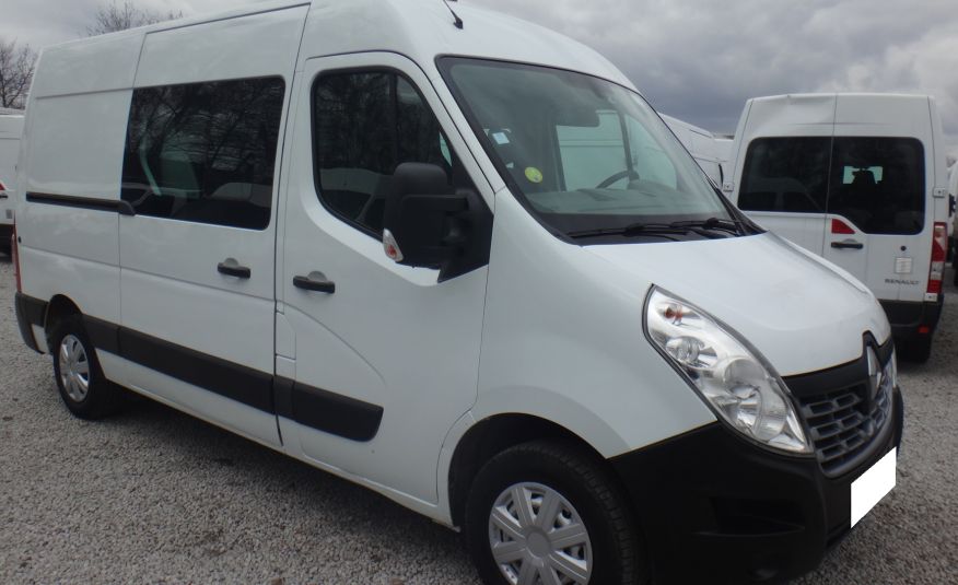 Renault MASTER LIFR brygadówka doka dubel kabina 7-os klima kamera cofania 2017rok zdjęcie 1