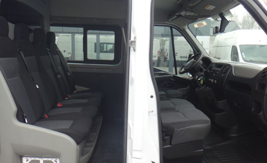 Renault MASTER LIFR brygadówka doka dubel kabina 7-os klima kamera cofania 2017rok zdjęcie 4