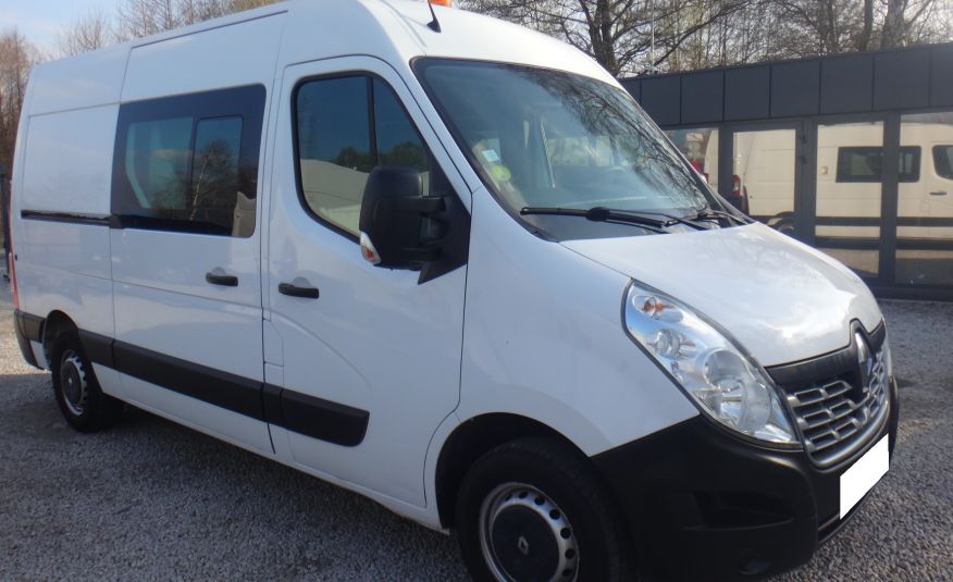 Renault MASTER LIFT brygadówka doka dubel kabina 7-os klima pdc kamra cofania 2019rok zdjęcie 1