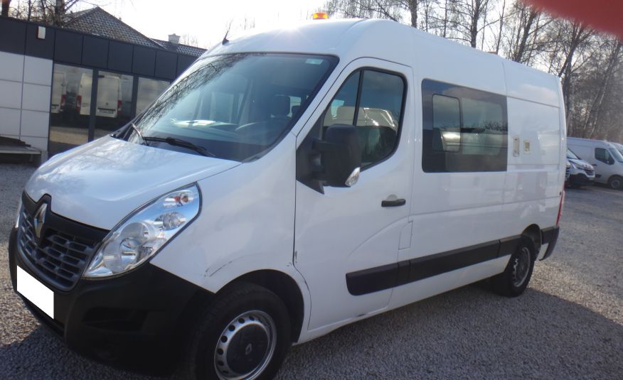 Renault MASTER LIFT brygadówka doka dubel kabina 7-os klima pdc kamra cofania 2019rok zdjęcie 3