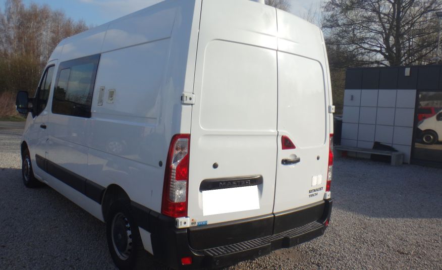 Renault MASTER LIFT brygadówka doka dubel kabina 7-os klima pdc kamra cofania 2019rok zdjęcie 4