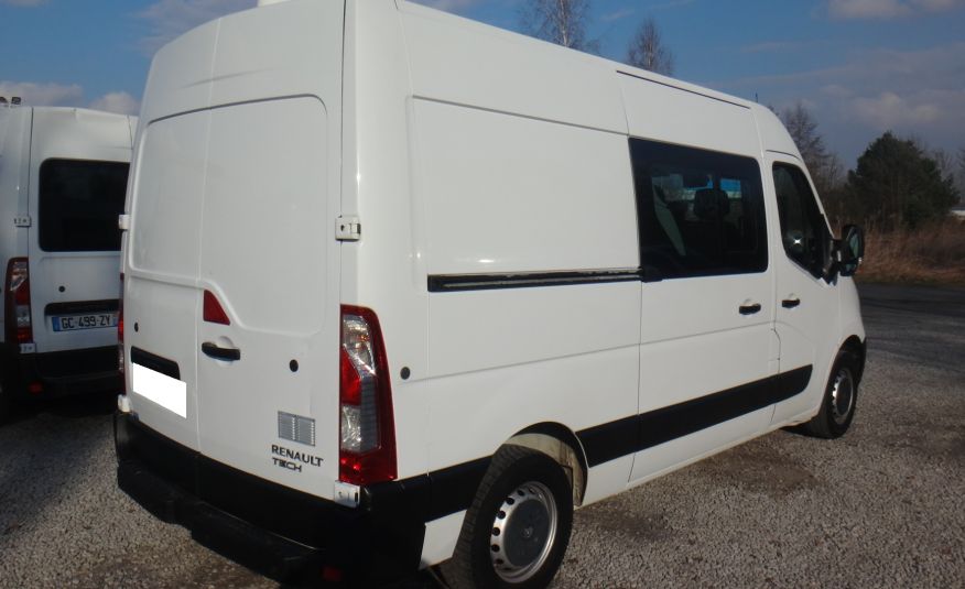 Renault MASTER LIFT brygadówka doka dubel kabina 7-os klima pdc kamra cofania 2019rok zdjęcie 6