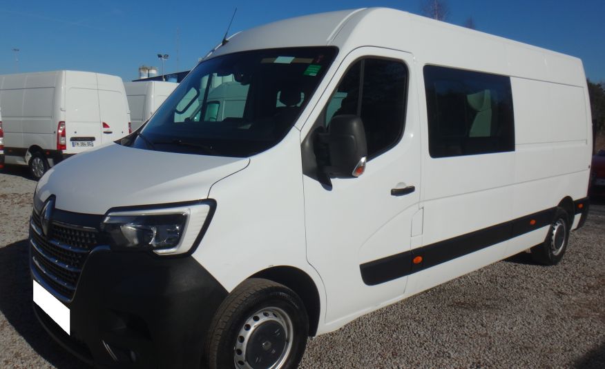 Renault MASTER IV brygadówka doka dubel kabina 7-os 109tys km ŁADNY klima navi kamera cofania zdjęcie 2