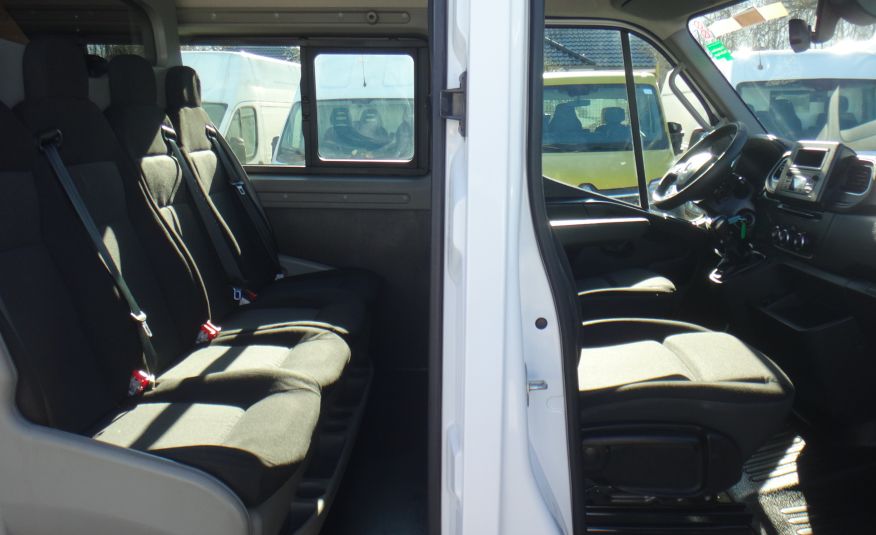 Renault MASTER IV brygadówka doka dubel kabina 7-os 109tys km ŁADNY klima navi kamera cofania zdjęcie 5