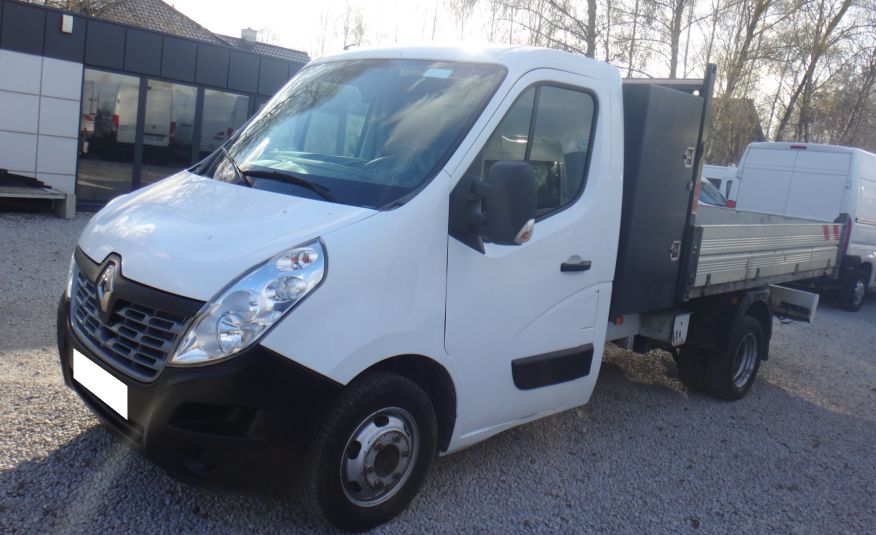 Renault MASTER LIFT wywrotka bliźniacze koła 2019rok klima tempomat 3500kg na haku 142tys km zdjęcie 3