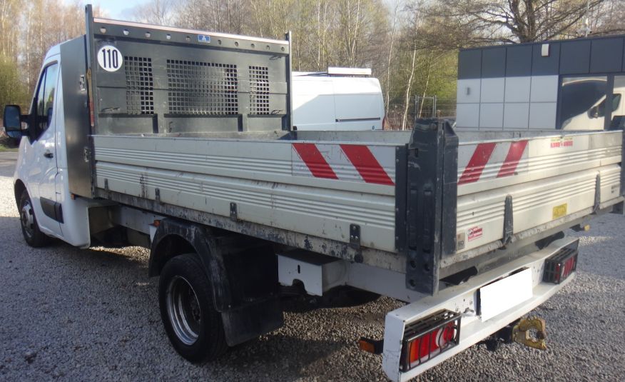 Renault MASTER LIFT wywrotka bliźniacze koła 2019rok klima tempomat 3500kg na haku 142tys km zdjęcie 4