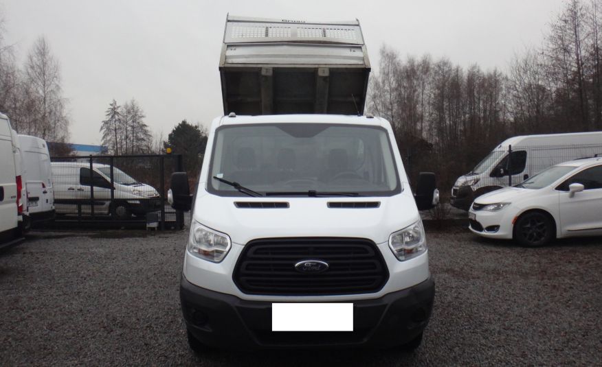 Ford TRANSIT MK8 wywrotka bliźniacze koła klima 2016 tempomat 3500kg na haku zdjęcie 2