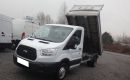 Ford TRANSIT MK8 wywrotka bliźniacze koła klima 2016 tempomat 3500kg na haku zdjęcie 3