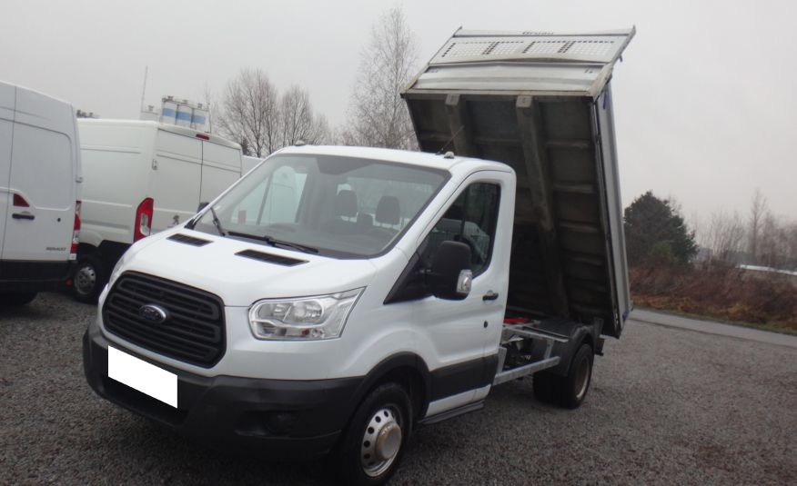 Ford TRANSIT MK8 wywrotka bliźniacze koła klima 2016 tempomat 3500kg na haku zdjęcie 3