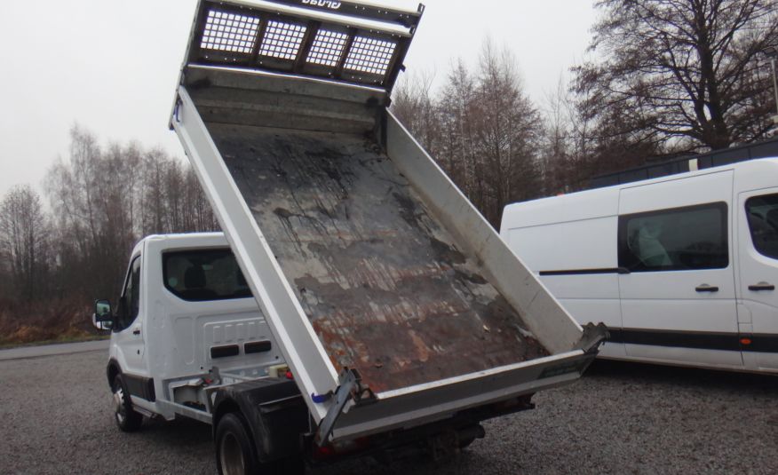 Ford TRANSIT MK8 wywrotka bliźniacze koła klima 2016 tempomat 3500kg na haku zdjęcie 7