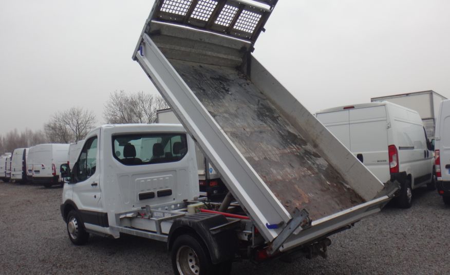 Ford TRANSIT MK8 wywrotka bliźniacze koła klima 2016 tempomat 3500kg na haku zdjęcie 9