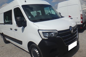Renault MASTER IV LIFT brygadóka doka dubel kabina 7-osb klima kamera cofania regały półki