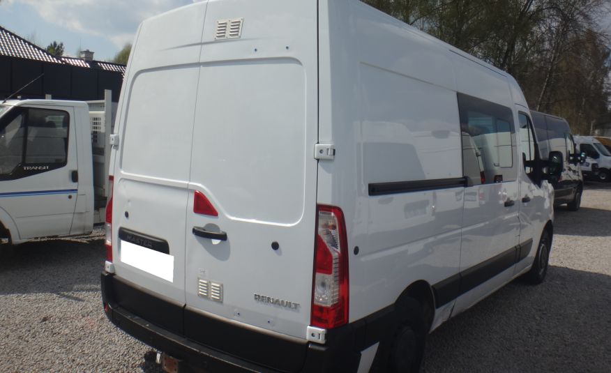 Renault MASTER IV LIFT brygadóka doka dubel kabina 7-osb klima kamera cofania regały półki zdjęcie 6