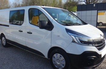 Renault LIFT TRAFIC L2H1 LONG brygadówka doka dubel kabina 6-os klima pdc LED automat 170KM