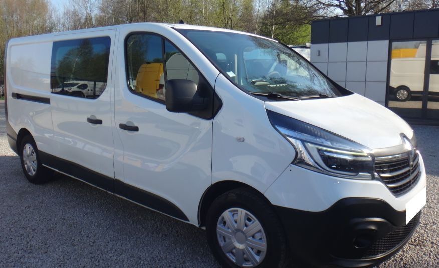 Renault LIFT TRAFIC L2H1 LONG brygadówka doka dubel kabina 6-os klima pdc LED automat 170KM