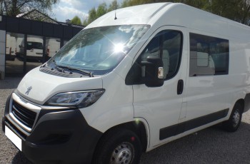 Peugeot LIFT brygadówka doka dubel kabina 7-os klima 2017rok pdc