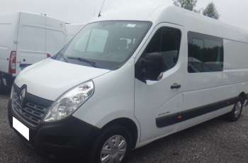 Renault MASTER L3H2 MAX beygadówka doka dubel kabina 7-os navi 170KM