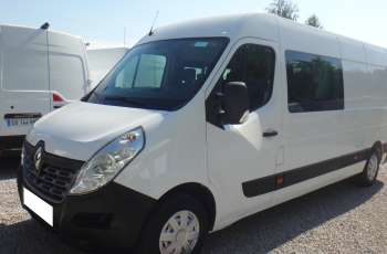 Renault LIFT MASTER L3H2 MAX brygadówka doka dubel kabina 7-os klima pdc navi kamera regały półki
