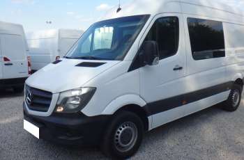 Mercedes LIFT SPRINTER 314 brygadówka doka dubel kabina 7-os klima 2016rokklima