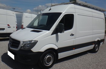 Mercedes SPRINTER 311 klimatromi tempomat ŁADNY bagażnik z drabinką półki regały ŁADNY