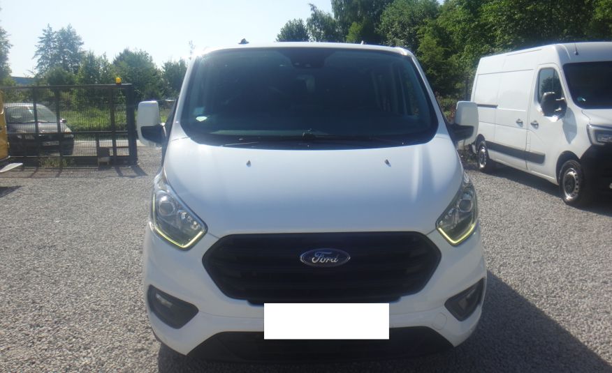 Ford TRANSIT CUSTOM L2H1 LONG brygadówka doka dubel kabina 6-os kamera 2xdrzwi boczne ŁADNY zdjęcie 2