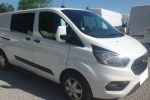Ford TRANSIT CUSTOM L2H1 LONG brygadówka doka dubel kabina 6-os kamera 2xdrzwi boczne ŁADNY zdjęcie 3