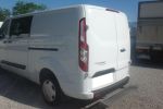 Ford TRANSIT CUSTOM L2H1 LONG brygadówka doka dubel kabina 6-os kamera 2xdrzwi boczne ŁADNY zdjęcie 4