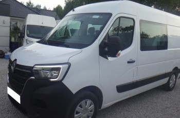 Renault MASTER IV LIFT brygadówka doka dubel kabina 7-os navi pdc LED tempomat klima regały 2022r