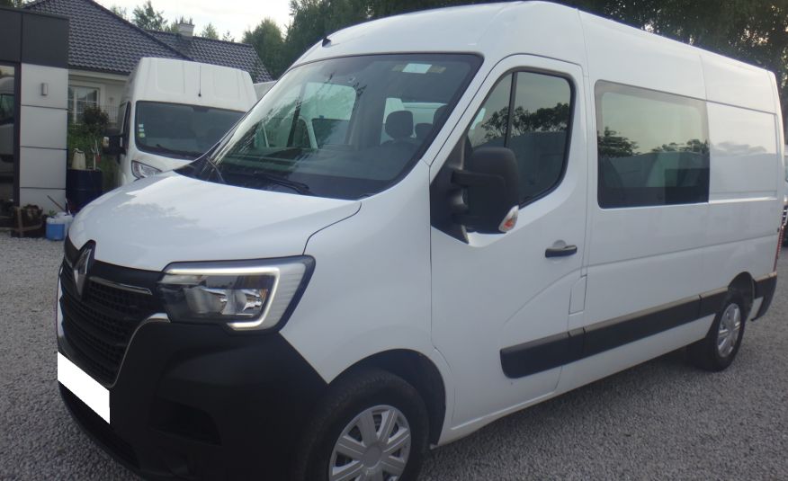 Renault MASTER IV LIFT brygadówka doka dubel kabina 7-os navi pdc LED tempomat klima regały 2022r zdjęcie 1