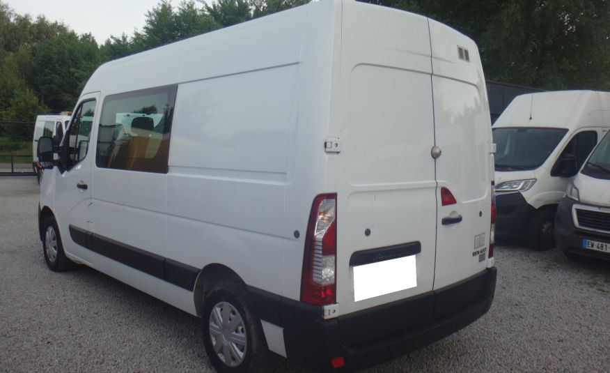 Renault MASTER IV LIFT brygadówka doka dubel kabina 7-os navi pdc LED tempomat klima regały 2022r zdjęcie 4