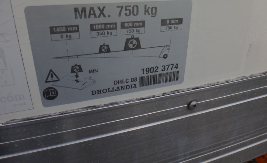 Ford TRANSIT MK8 kontener z windą 750kg ŁADNY klima bliźniacze koła 170KM zdjęcie 9