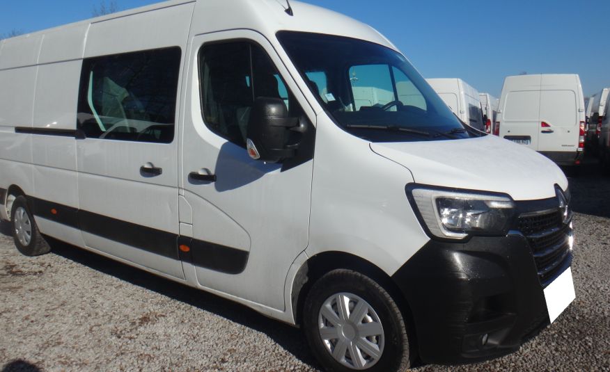 Renault LIFT MASTER IV L3H2 MAX brygadówka doka dubel kabina 7-os ładny navi klima kamera cofania 2021rok zdjęcie 2