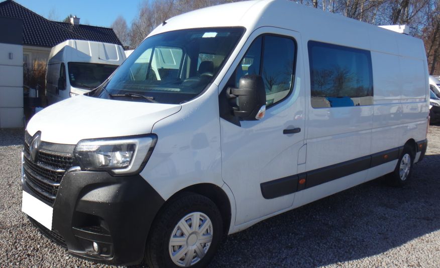 Renault LIFT MASTER IV L3H2 MAX brygadówka doka dubel kabina 7-os ładny navi klima kamera cofania 2021rok zdjęcie 1
