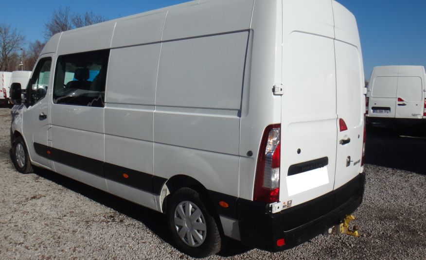 Renault LIFT MASTER IV L3H2 MAX brygadówka doka dubel kabina 7-os ładny navi klima kamera cofania 2021rok zdjęcie 4