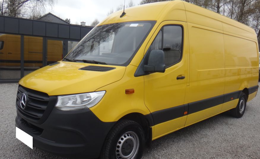 Mercedes SPRINTER 314 L4H2 MAXI LONG zabudowa kurierska półki regały przejście klima navi kamera cofania IDEALNY zdjęcie 3
