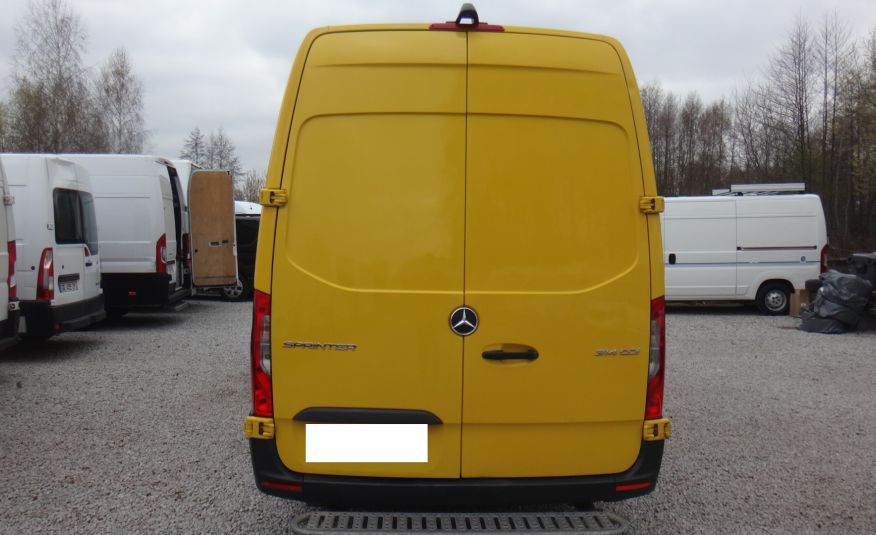 Mercedes SPRINTER 314 L4H2 MAXI LONG zabudowa kurierska półki regały przejście klima navi kamera cofania IDEALNY zdjęcie 5