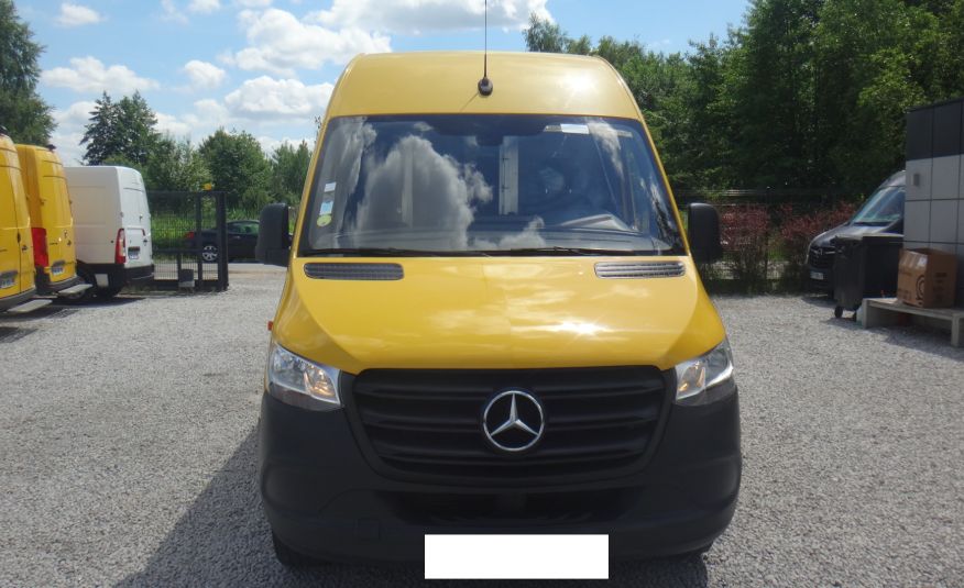 Mercedes LIFT SPRINTER 314 L2H2 klima kamera cofania zabudowa kurierska DHL półki telefon 2020r zdjęcie 2