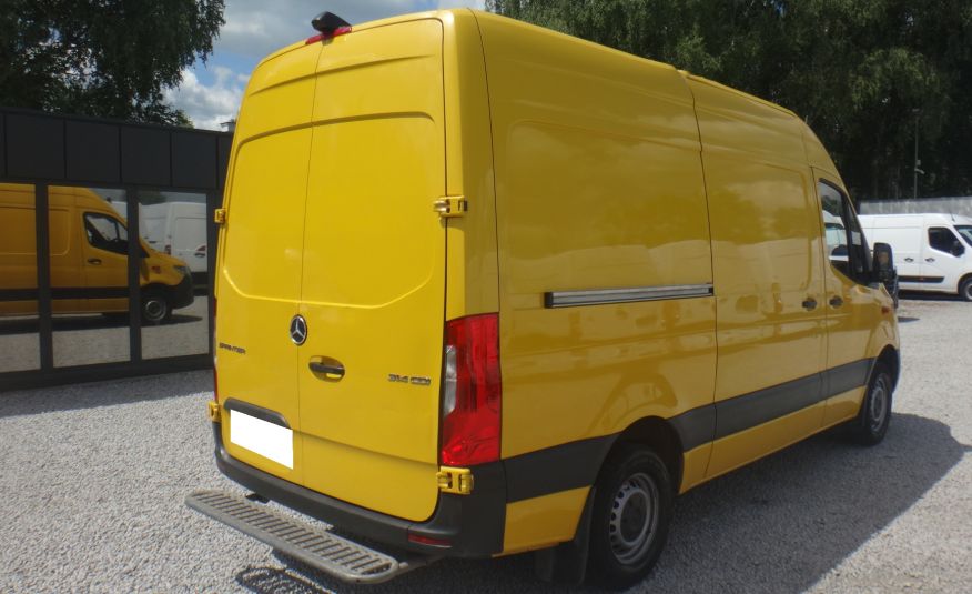Mercedes LIFT SPRINTER 314 L2H2 klima kamera cofania zabudowa kurierska DHL półki telefon 2020r zdjęcie 6