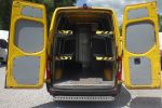Mercedes LIFT SPRINTER 314 L2H2 klima kamera cofania zabudowa kurierska DHL półki telefon 2020r zdjęcie 7