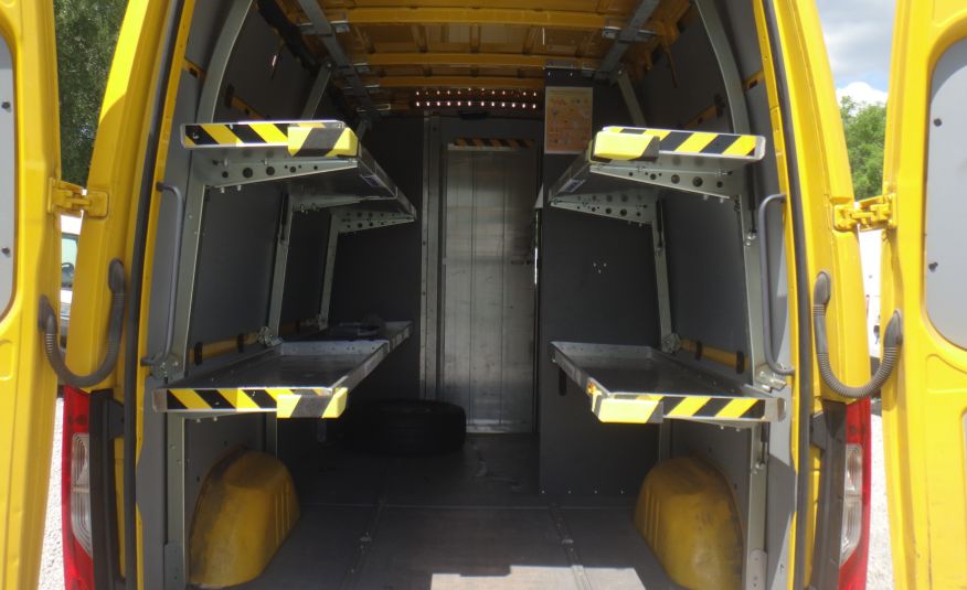 Mercedes LIFT SPRINTER 314 L2H2 klima kamera cofania zabudowa kurierska DHL półki telefon 2020r zdjęcie 8