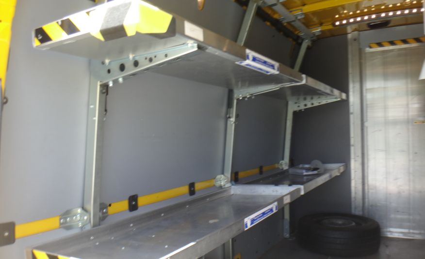 Mercedes LIFT SPRINTER 314 L2H2 klima kamera cofania zabudowa kurierska DHL półki telefon 2020r zdjęcie 10