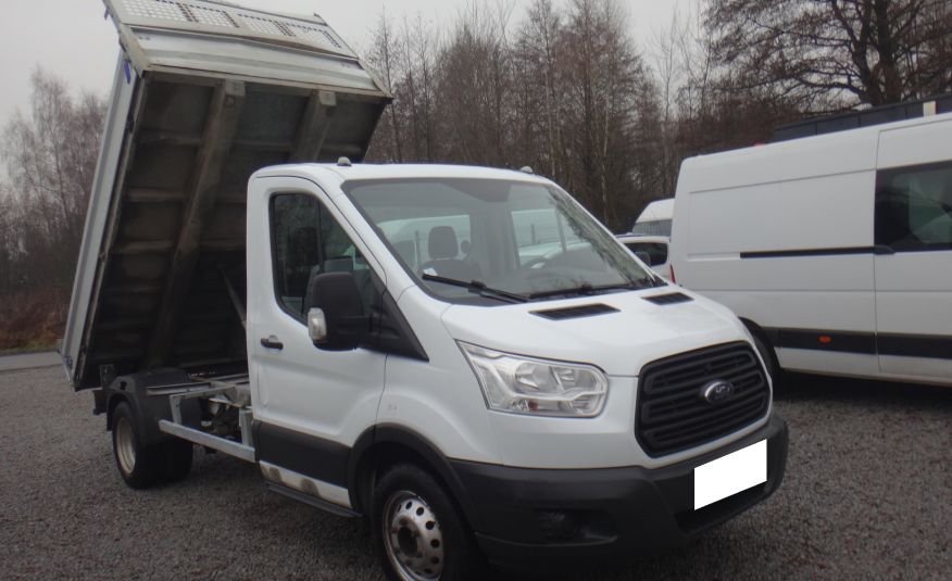 Ford TRANSIT MK8 wywrotka 2016 duży kiper 320cm bliźniacze koła 3500kg na haku zdjęcie 1